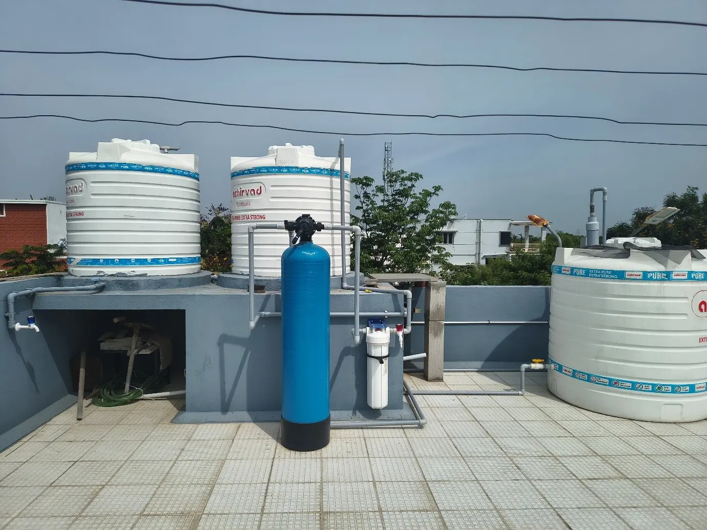 Iron removal plant for water treatment