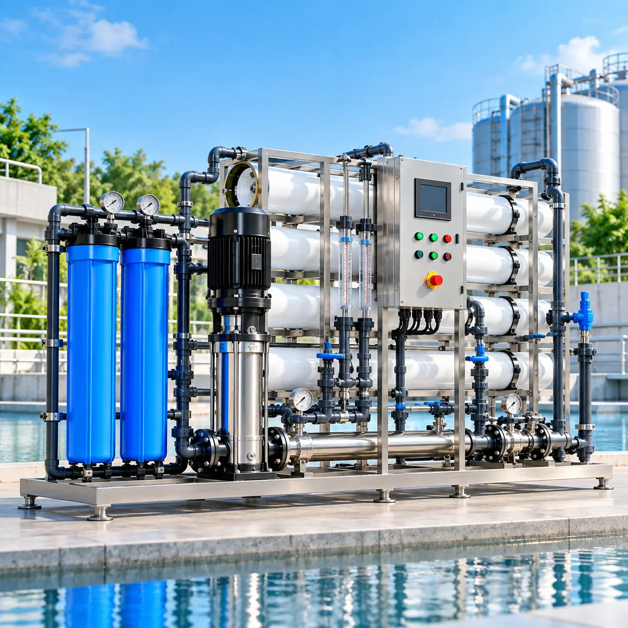 Reliable water treatment solutions and RO plant systems